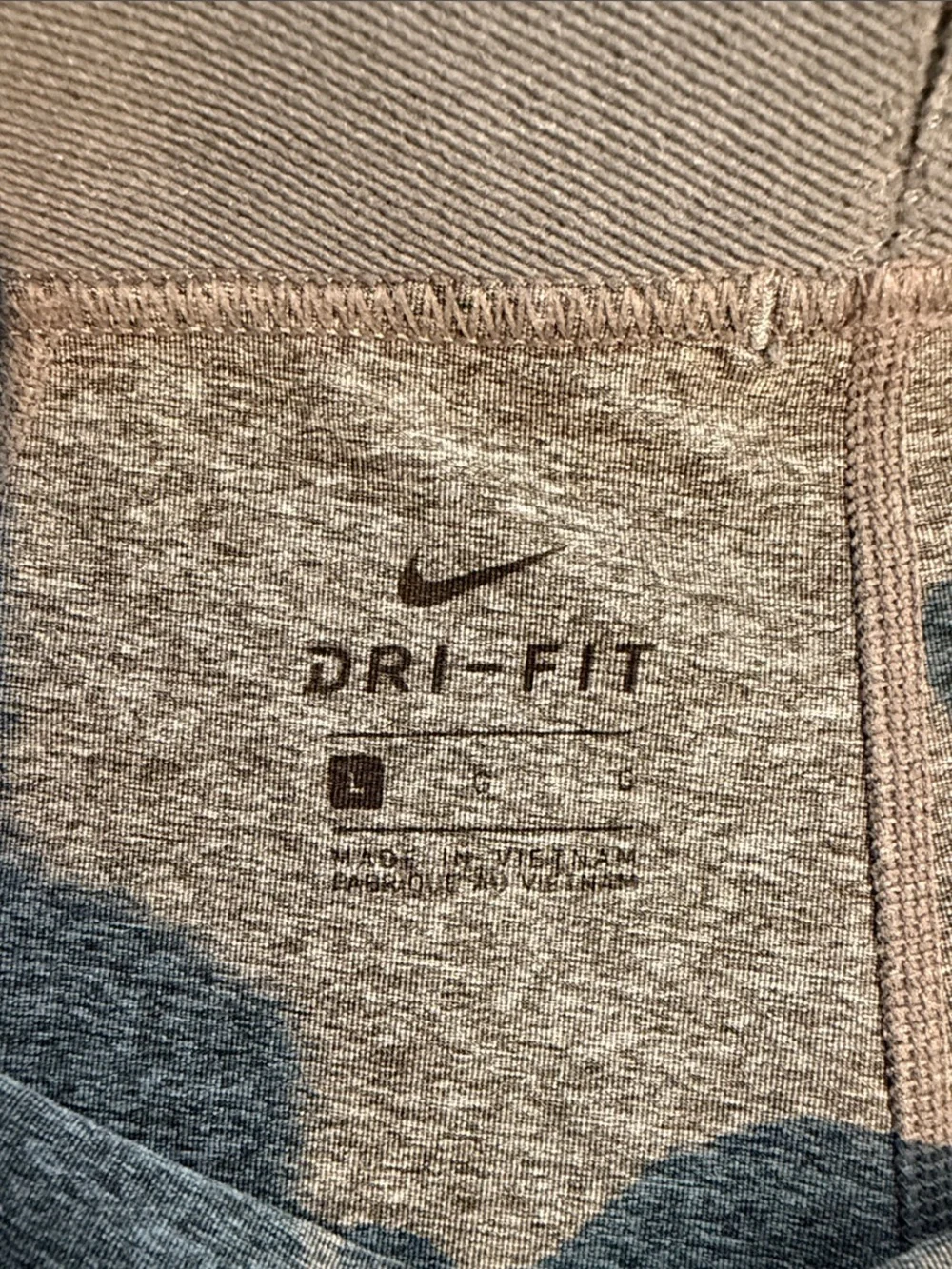 Nike Gray Pro Compression Shorts with Black Swoosh